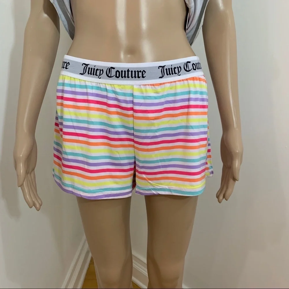 LAST TWO AVAILABLE!!- New Juicy Couture Tank & Shorts Pajamas PJs Set - Picture 3 of 15